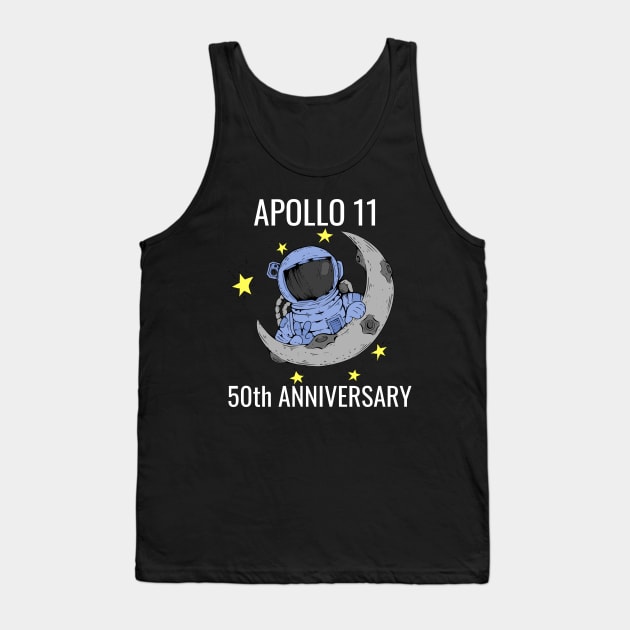 Apollo 11 50th Anniversary Tank Top by artbypond